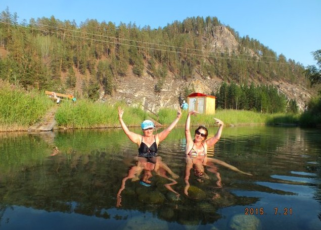 теплая вода в озере умхей
