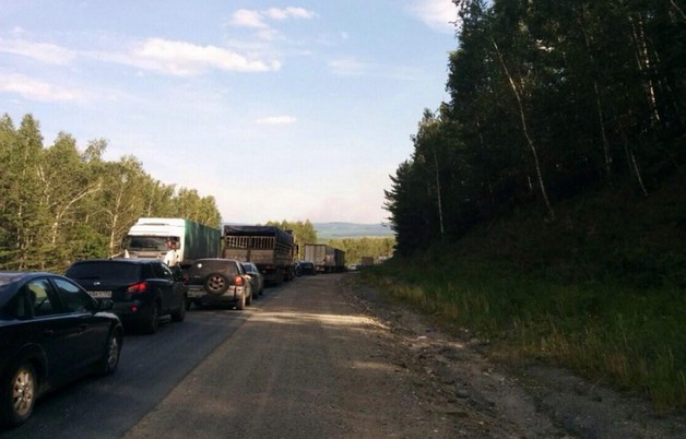 пробка на м5 в челябинской области