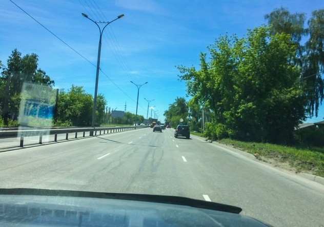 дорога на озера красной горы