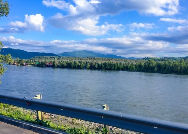 Катунь в бийске