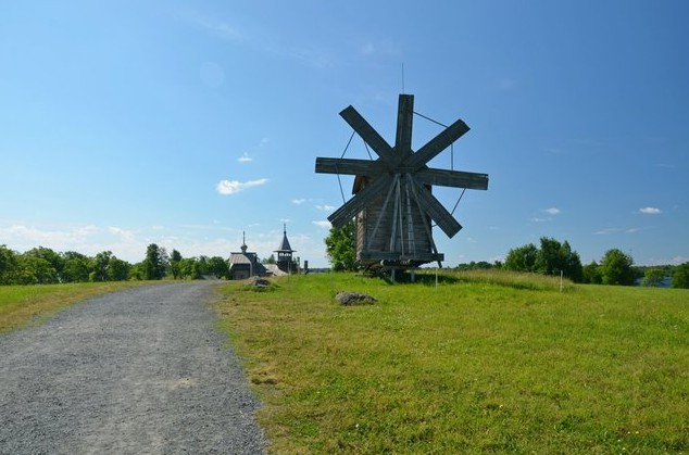 ветряная мельница кижи