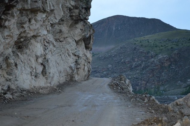 горная дорога в хорог