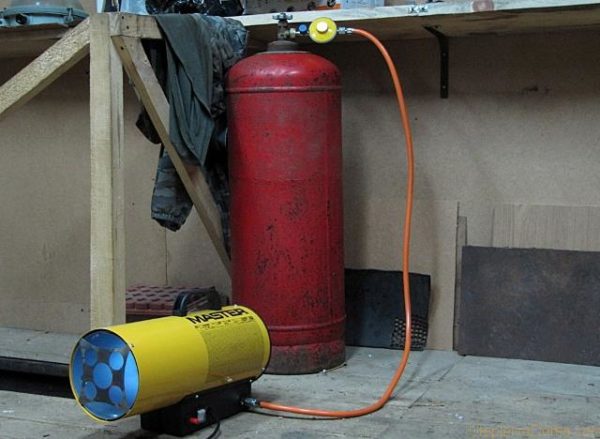Обогрев при помощи газа