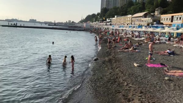 отдых на пляже