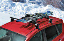Лыжи на машине