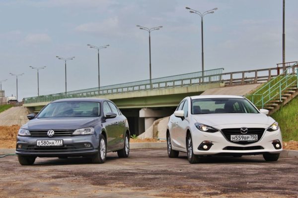 Европа или Азия: новая Mazda3 против VW Jetta